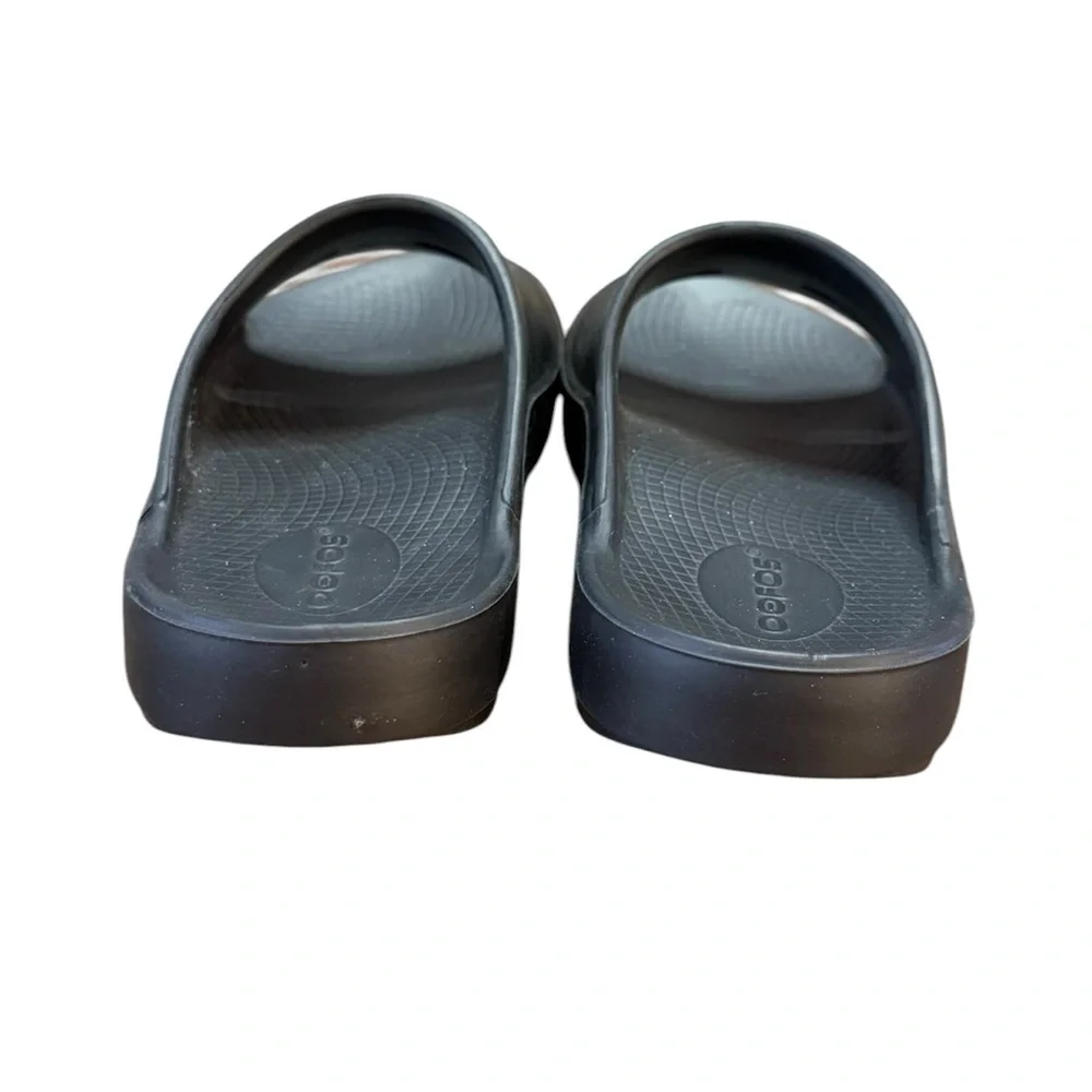OOFOS OOahh Recovery Slide Sandals Women’s Size 8 Men’s Size 6 Black - Picture 2 of 8